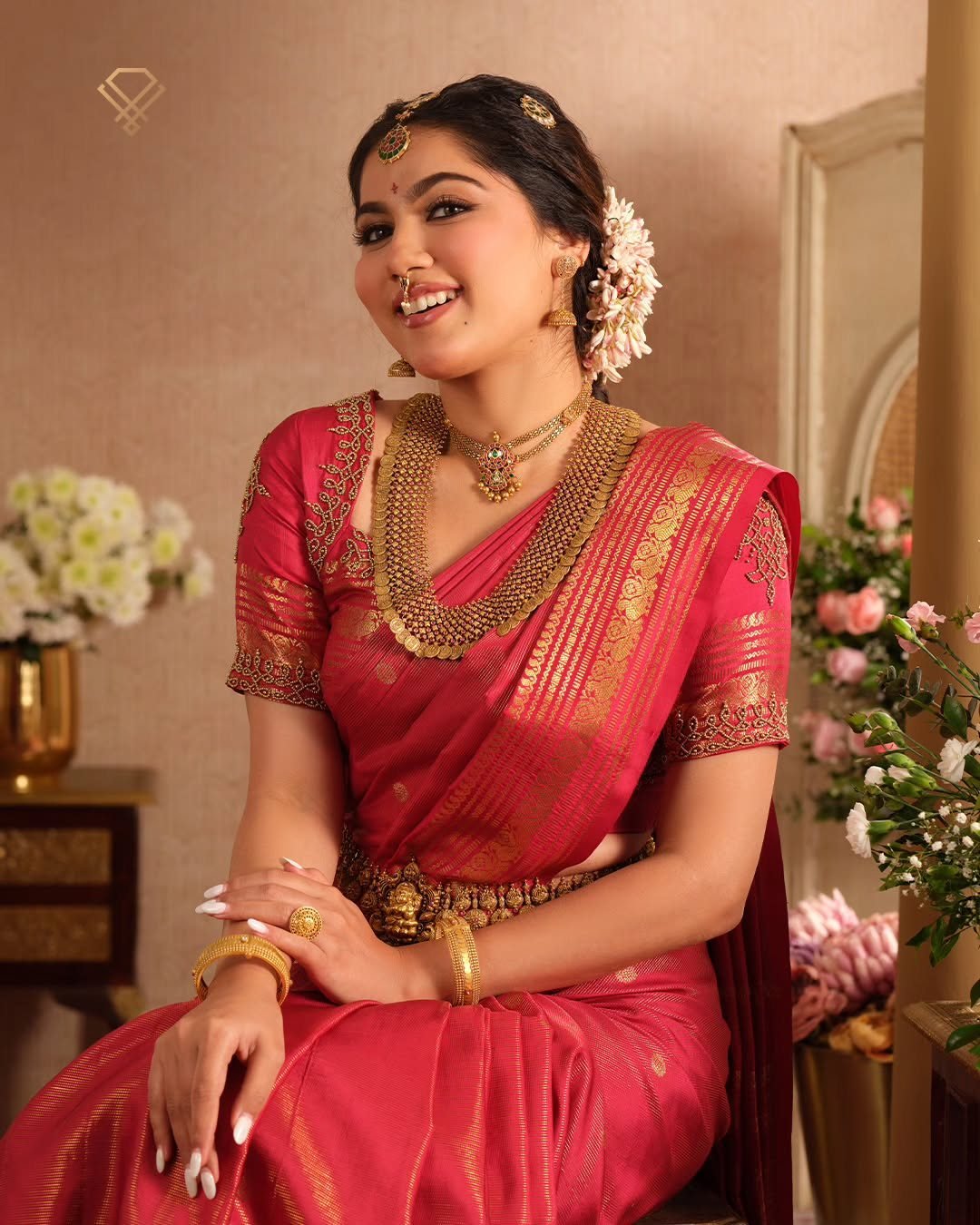 AGN layered gold bridal set